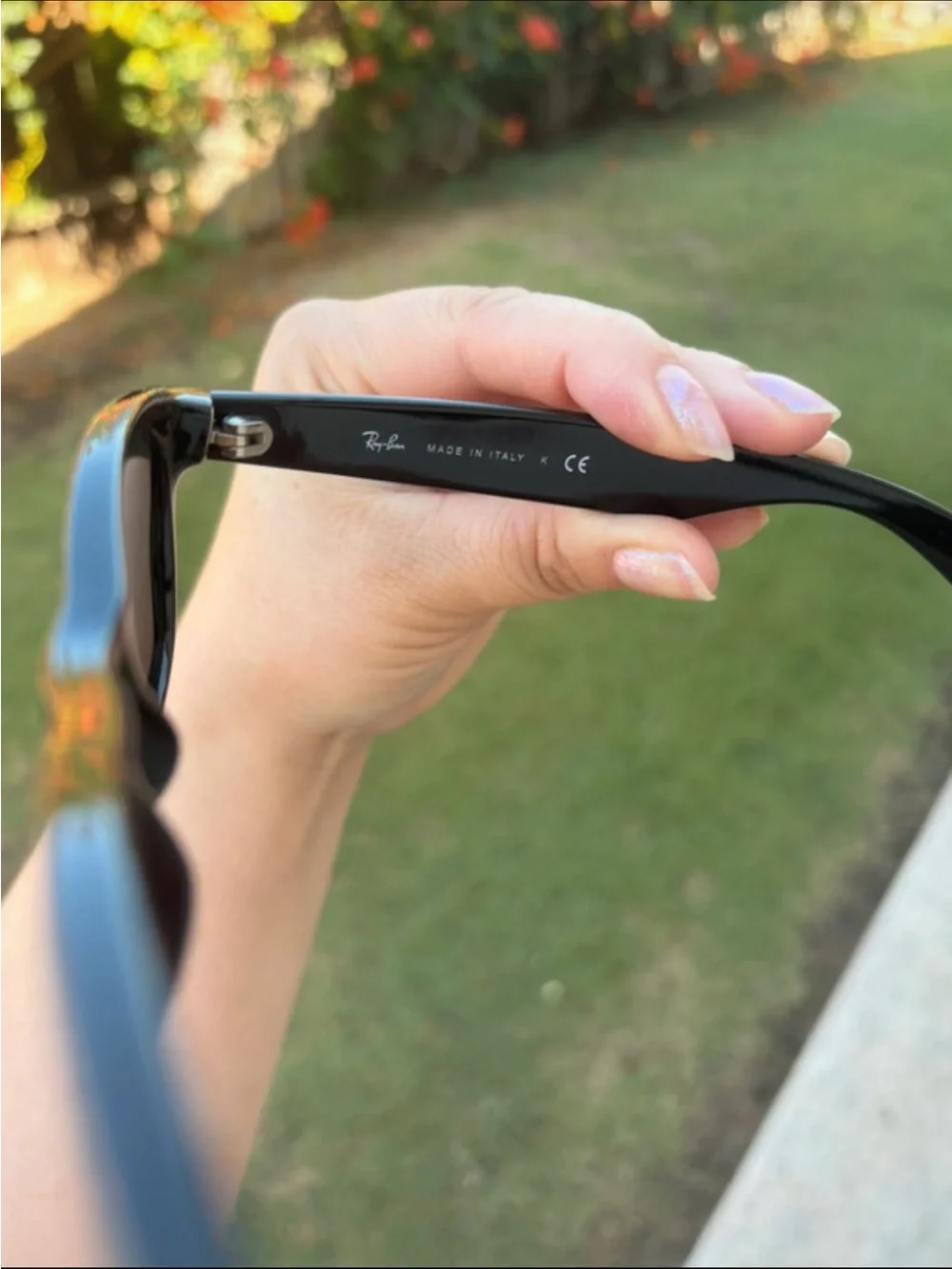 Ray-Ban Black Kids Sunglasses with Dark Lenses - Classic Wrap Style